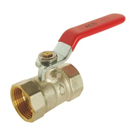 SOMATHERM FOR YOU - Double ball valve IG 12/17 - Flat reversible handle - Standard passage - Reinforced seal with 2 O-rings.