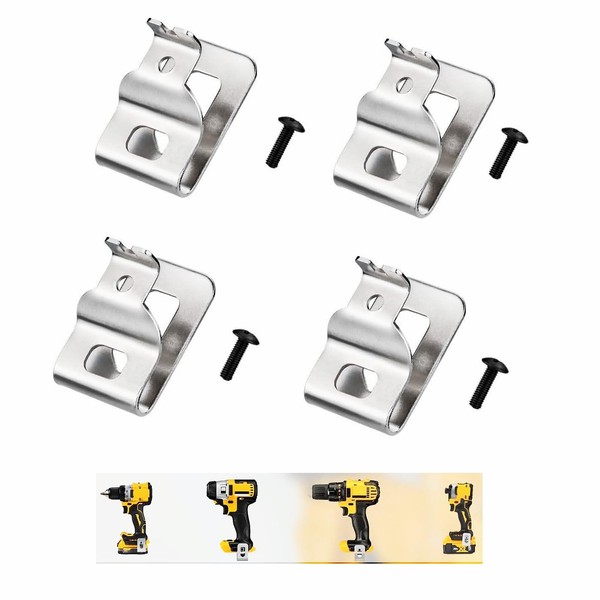 N268241 N086039 Stainless Steel Belt Clips for Dewalt 20V Power