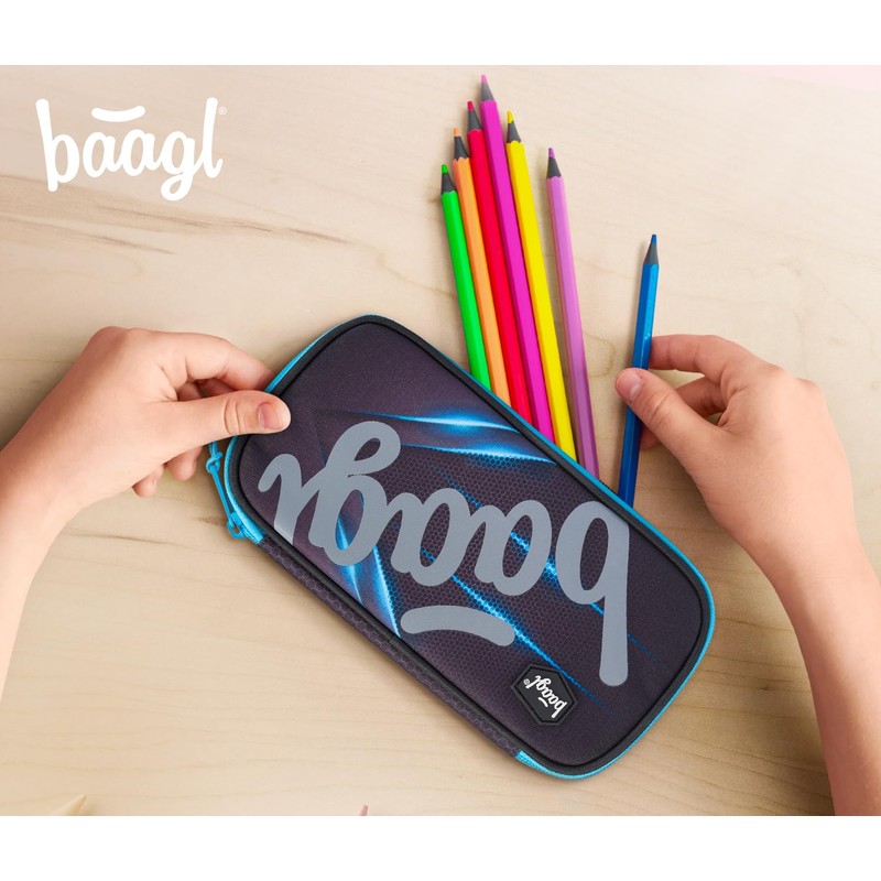 Pencil Case for Boys, Large Pencil Pouch for Primary and