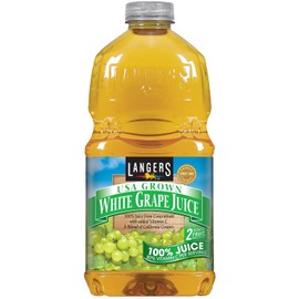 Langers Juice, White Grape with Vitamin C, 64 Ounce (Pack of 8)