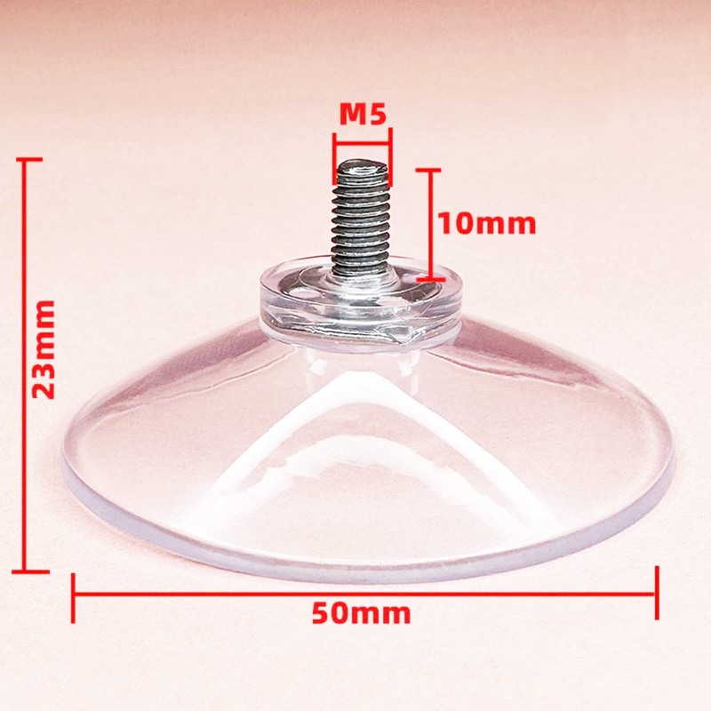 Suction Cup 15 Suction Cups Diameter 50 mm M5 Thread,