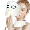LED Face Mask with 7 Colours, Red Light Mask Face