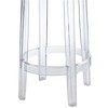 Modway Casper Modern Acrylic Counter Bar Stool in Clear -