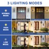 2 Pack Motion Sensor Outdoor Wall Light Fixture Up Down