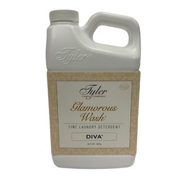 Tyler Glam Wash Laundry Detergent, Diva, Liquid, 128, 64, 32 Fl Oz (Half Gallon) HE Safe Washdetergent:_32oz Diva