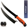 Pristis 9'' Fixed-Blade Knife, High Strength 5Cr13MoV Stainless-Steel Blade, Professional