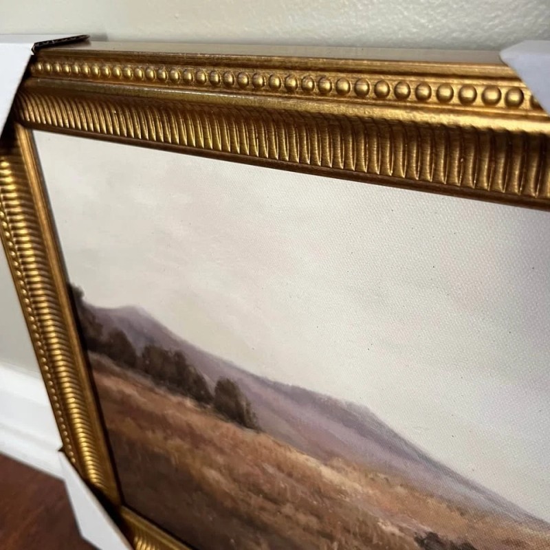 Threshold 12" x 12" Prairie Land Framed Canvas Board -