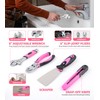 143 Pcs Pink Homeowner Tool Set with 3.6V Cordless Screwdriver