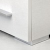 Emuca 2022825 Furniture Legs Metallic Plastic Set of 4 Feet