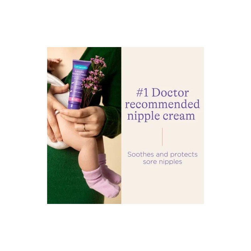 Lansinoh Crema Lanolina Para Pezones, Segura Para Bebés