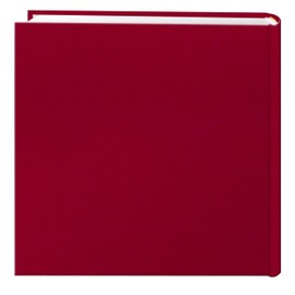 Fabric Frame Cover Photo Album 200 Pockets Hold 4x6 Photos, Apple Red