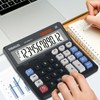 OSALO Calculator Large Buttons Extra Large Display 12 Digit Desk