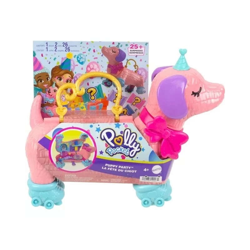 Mattel Polly Pocket - Puppy Party - Fiesta Del Perrito