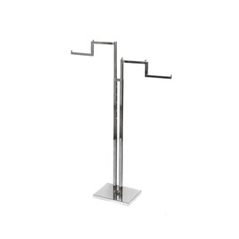 CompleteShopfittings PROFESSIONAL HEAVY DUTY CLOTHING RETAIL DISPLAY STANDS GARMENT DRESS SHOP RAILS (N- 2 WAY STEP ARMS)