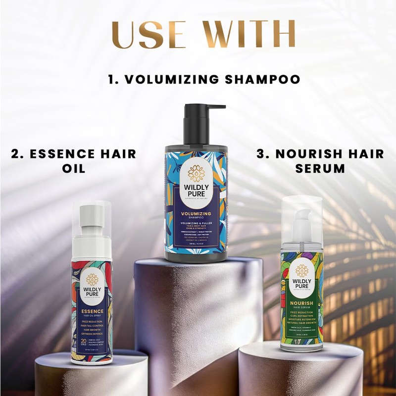 Wildly Pure Natural Conditioner for Dry & Frizzy Hair| Deep