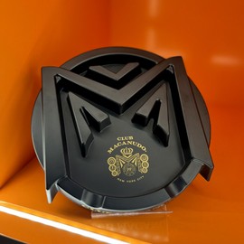 Macanudo Club Macanudo Round Cigar Ashtray - Black
