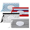 PandaEar 4 Pack Baby Wipe Dispenser, Refillable Baby Wipe Holder