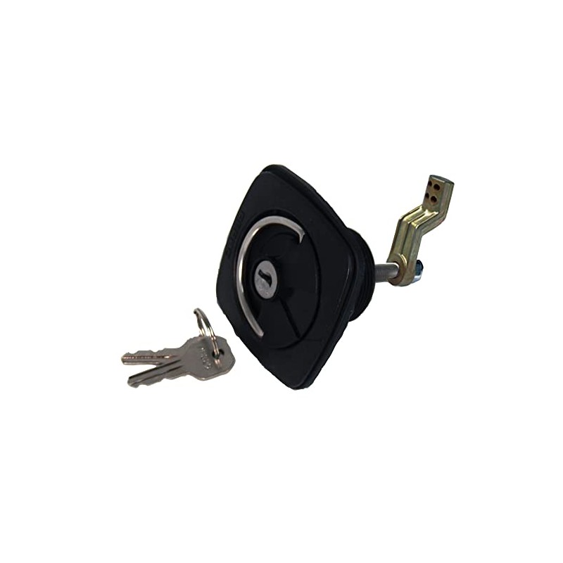 Perko 1081DP1BLK Flush Lock & Latch - Offset Cam Bar,