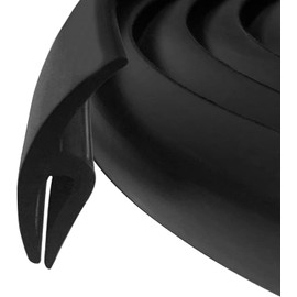 HERCHR Rubber Strip, 1.7M Car Front Windshield Window Seal Strirp Moulding Trim, Black Rubber Seal Car Windshield Window Door Seal Strip Weather Seal Rubber Stripping Car Window Seal