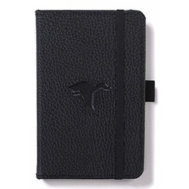 Dingbats* - Wildlife Dotted Pocket Notebook A6 - PU Leather Hardcover Journal - Ideal for Work, Travel - Pocket, Elastic Closure, Pen Holder, Bookmark