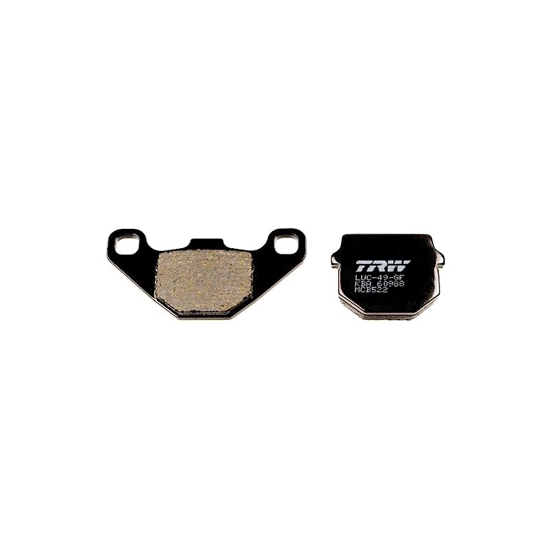 TRW MCB522 Organic Allround Brake Pad Set for Suzuki Motorcycles