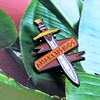 Riptide Sword Pin Badge Anaklusmos for Percy Jackson Fans, Large