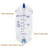 Easy-Tap Leg Bag Urinary Drainage Bag, 1000ml, Anti-Reflux Valve, Cloth