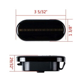 csslyzl - Luz intermitente LED ahumada secuencial para intermitentes, compatible con VW Jetta MK4 Golf4 GTI R32 Passat B5 Lupo Polo Sharan Vento Fox Amarok T5 de repuesto para Ford Fiesta Focus Fusion