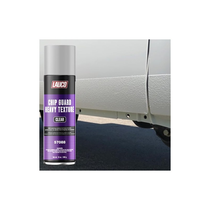 LAUCO Heavy Texture Chip Guard Clear Aerosol Spray Can 13oz