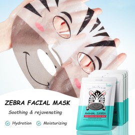 Sheet Masks, Face Masks Set Skincare, Beauty Facial Mask Face Masks Birthday Party Gifts for Women, Kids Girls Skincare - Hydrate, Brighten, Moisturize, Soothe for All Skin Types (Muticolored-7Pcs)