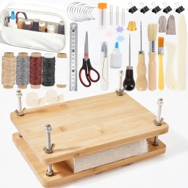pamctry 50 Pcs Book Binding Kits for Beginners - Complete DIY Kit with Tools ...