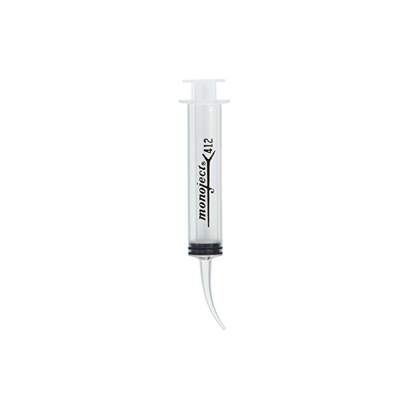 5 x Monoject Curved 412 Tip Syringes 12 Cc ,
