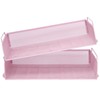 EASEPRES 2 Pack Stackable Desk Paper Tray, Metal Mesh Desktop