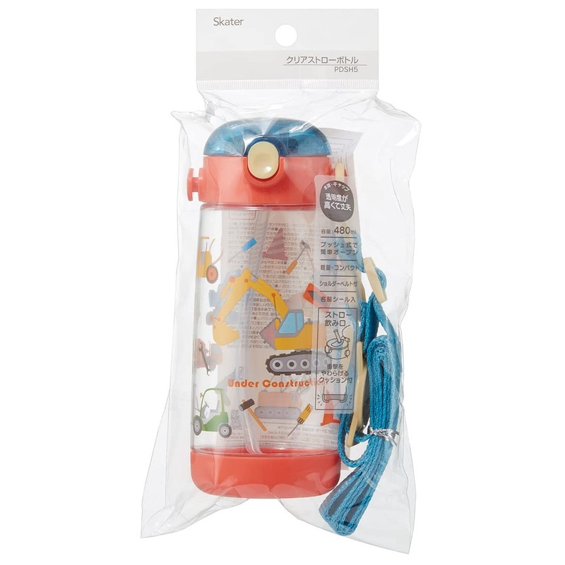 Skater PDSH5-A Water Bottle, Working Car, 16.9 fl oz (480