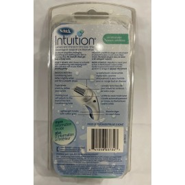 Schick Intuition Aloe, Cocoa Butter & Vitamin E Hanger, 2 Cartridges, Travel Cap