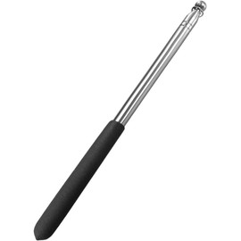 YRCR Flag Pole, Telescopic Pole, Direction Stick, Easy to Grip, Non-Slip Grip, For Hand Flags, Tour Guide, Class, Meetings, Ring, Flag Grip, Travel (4.9 ft (1.2 m)