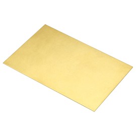 TA-VIGOR 1Pcs H62 Brass Sheet, 150mm x 100mm x 1mm Metal Sheet Brass Plates for DIY Crafts, Electrical, Repairs, Industry