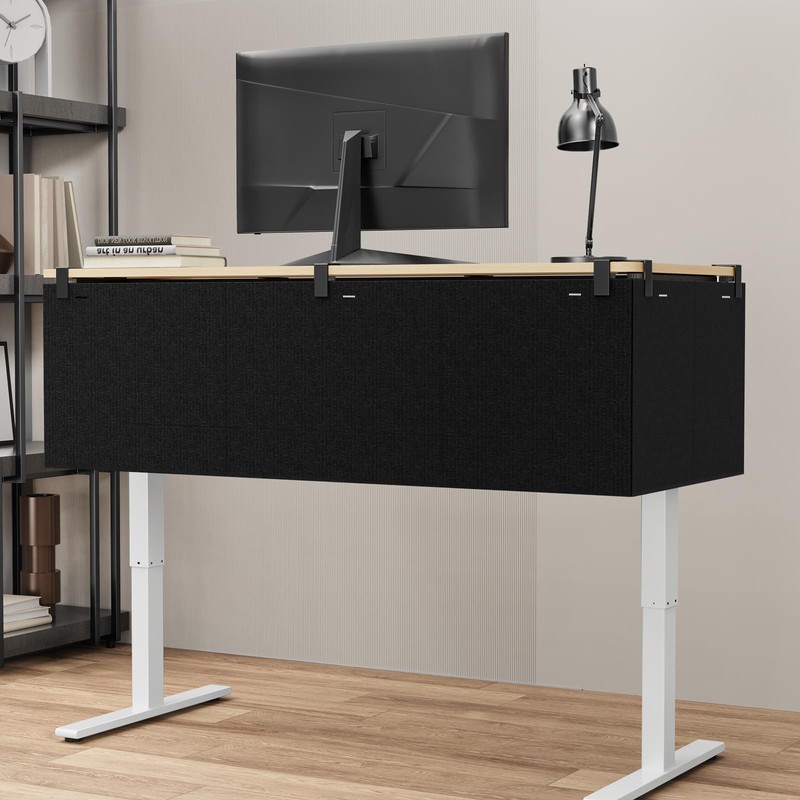 ERGO COLLECT No Drill Under Desk Cable Management and Privacy