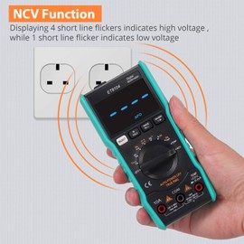 Neoteck Digital Multimeter 9999 Counts TRMS Auto Ranging NCV Tester DC AC Voltage Current Meter Temperature Capacitance Tester