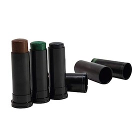 LALAFINA 3pcs Camouflage Face Paint Kit for Outdoor Activities Odorless Skin-Friendly Camouflage Paint in Green Brown and Black for Hunting Military and Costume Events