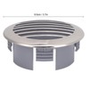 4pcs Stainless Steel Air Vents Louvered Grille Cover Vent Hood