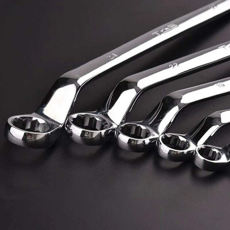 Double End Ring Spanner 8mmx10mm Offset Metric Double-Ended Torx Wrenches