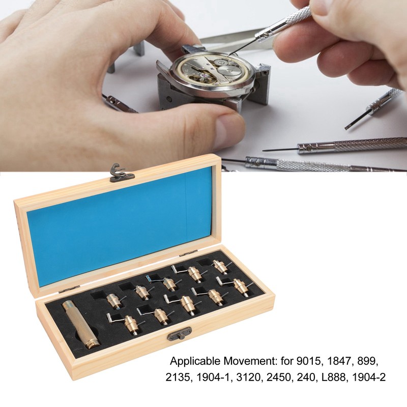 Watch Mainspring Winder Set DIY Watchmaker Tools Brass Watch Winding