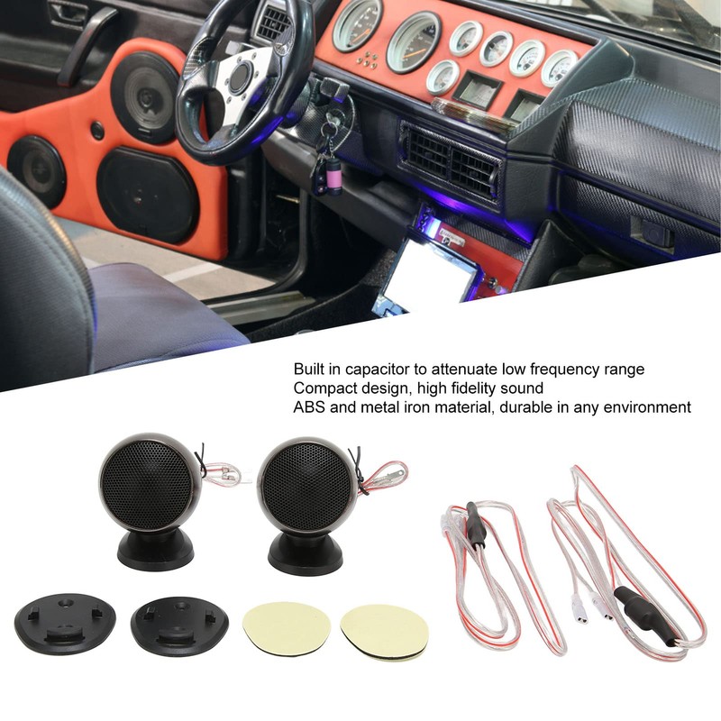 1 Inch/25mm Dome Tweeters for Car, High Performance Stereo Speaker