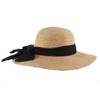 Scala Women's Big Brim Raffia Hat, Natural, One Size
