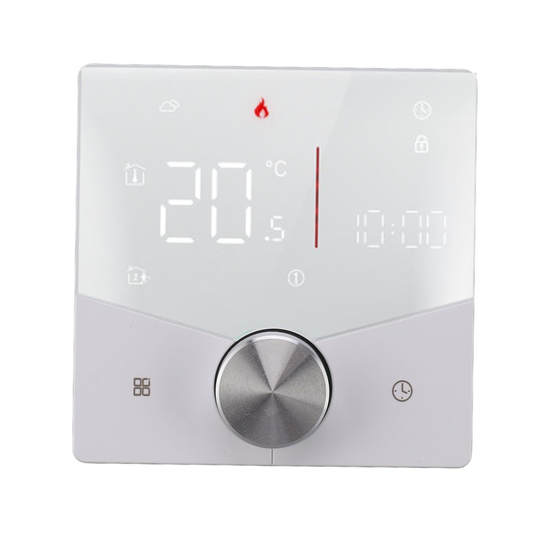 Smart Thermostat Knob Design LCD Color Display Panel Digital Thermostat
