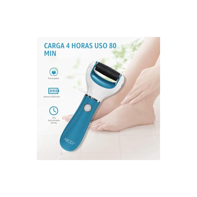 Lima eléctrica para pies profesional, herramienta de pedicura recargable de