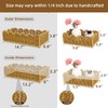 Scalloped Toilet Paper Basket - Resin Wicker Water-Resistant Storage Toilet