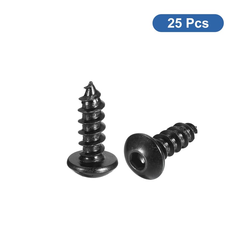 QUARKZMAN M5 x 16mm Carbon Steel Hex Self Drilling Screws