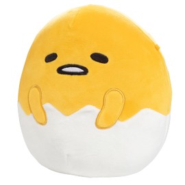 Squishmallows Gudetama The Lazy Egg - Peluche oficial de Jazwares – Juguete de peluche Sanrio suave y blando coleccionable – Añade a tu escuadrón – Regalo para niños, niñas y niños